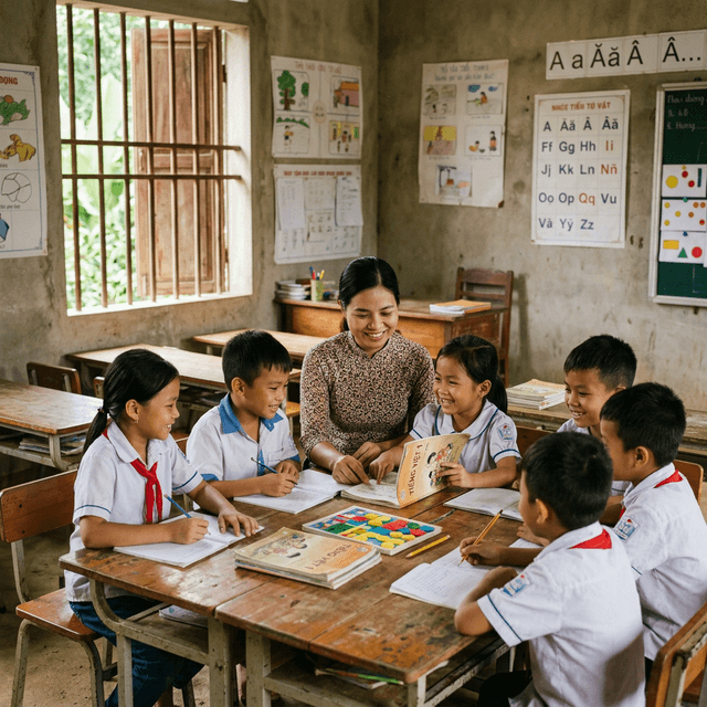 Mở lớp học miễn phí, trao cơ hội cho tương lai